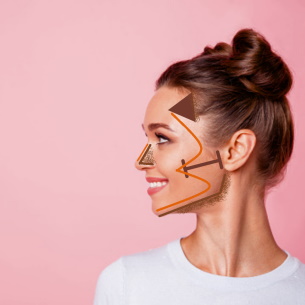 contouring is used for sculpting the face